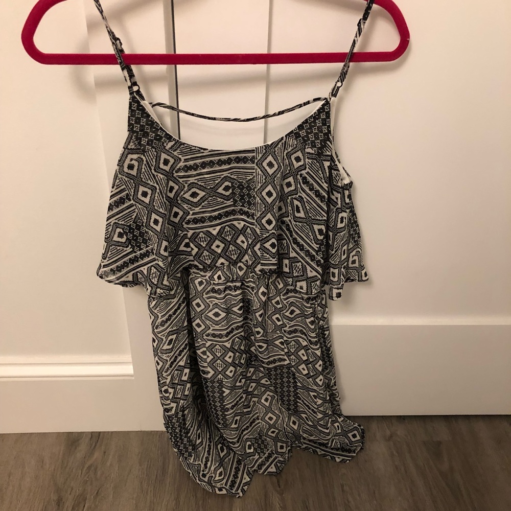 Black and white dress